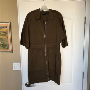 Veronica Beard Denim Olive dress
